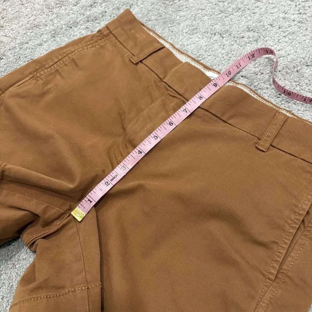 J. Crew 4” Stretch Chino Shorts Honey Brown Size 4